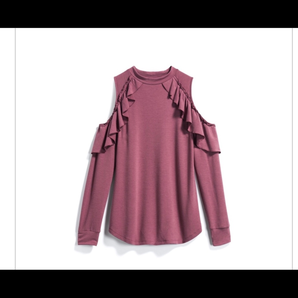 Dolce Cold Shoulder Knit Top Size Xl